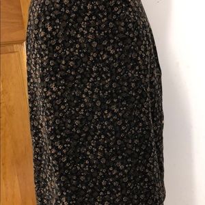 Van Heusen Velvet Skirt